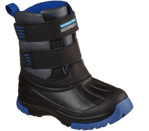 Chlapecké Boty Skechers Snow Slopes - Hydro-Blitz Černé Šedé | CZ.406430LBKCC