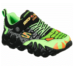 Chlapecké Light Up Boty Skechers S Lights: Skech-O-Saurus Lights Černé Světle Zelene | CZ.400110LBKLM
