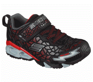 Chlapecké Light Up Boty Skechers S Lights: Hydro Lights - Tuff Force Černé Červené | CZ.400115LBKRD