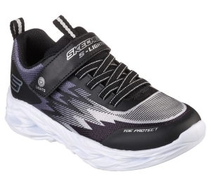 Chlapecké Light Up Boty Skechers S Lights: Vortex-Flash - Zorent Černé Šedé | CZ.400600LBKGY