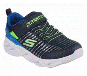 Chlapecké Light Up Boty Skechers Twisty Brights - Novlo Tmavě Blankyt Blankyt | CZ.401650LNVBL