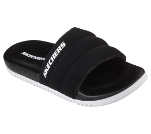 Chlapecké Sandály Skechers Gambix III - Wave Surge Černé Bílé | CZ.406551LBKW