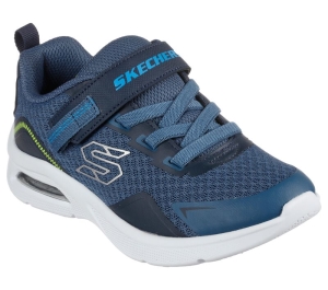 Chlapecké Sportovní Tenisky Skechers Microspec Max - Ravork Tmavě Blankyt Světle Zelene | CZ.403820LNVLM