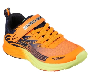 Chlapecké Sportovní Tenisky Skechers Razor Grip Oranžové Tmavě Blankyt | CZ.405107LORNV