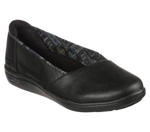 Dámské Baleríny Skechers Arch Fit Uplift - Core Roots Černé | CZ.136553BBK