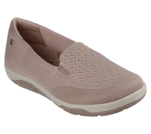 Dámské Baleríny Skechers Relaxed Fit: Arch Fit Reggae Cup - Rivers Šedé Hnědé | CZ.158488TPE