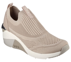 Dámské Boty Na Klínku Skechers The Klínku - Etty Šedé Hnědé | CZ.133226TPE