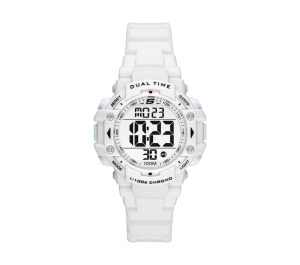 Dámské Hodinky Skechers Dual Time White Bílé | CZ.SR2111WHT