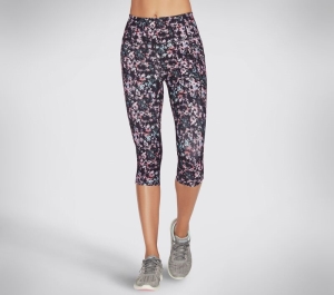Dámské Kalhoty Skechers Apparel Superbloom HW Capri Viacfarebný | CZ.W2CP27MULT