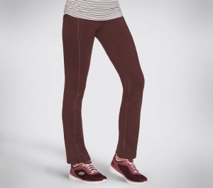Dámské Kalhoty Skechers GO WALK Smart Pant Vínové Hnědé | CZ.W03PT92BUBR