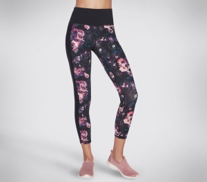 Dámské Kalhoty Skechers The GOWALK Linear Floral HW 7/8 Legging Viacfarebný | CZ.WLG190MULT