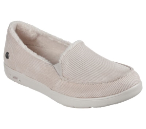 Dámské Pantofle Skechers Arch Fit Lounge - Soften Béžový | CZ.175161NAT