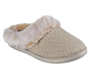 Dámské Pantofle Skechers Cozy Campfire - Home Essential Béžový | CZ.167225NAT
