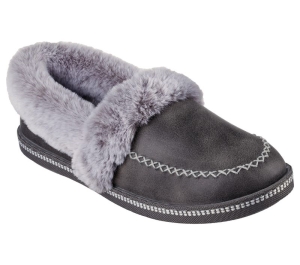 Dámské Pantofle Skechers Cozy Campfire - Let's Toast Šedé | CZ.167622CCL