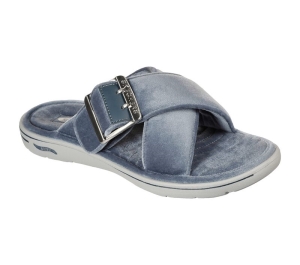 Dámské Pantofle Skechers GO Lounge: Arch Fit Lounge - Lovely Šedé | CZ.175101CHAR