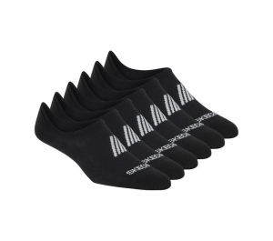 Dámské Ponožky Skechers Super Soft No Show Liner - 6 Pack Černé | CZ.Z117023BLK