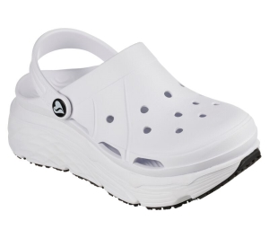 Dámské Pracovní Obuv Skechers Pracovní: Max Cushioning SR Clog Bílé | CZ.108059WHT