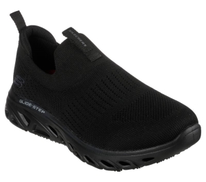 Dámské Pracovní Obuv Skechers Pracovní Relaxed Fit: Glide-Step SR - Elloween Černé | CZ.108056BBK
