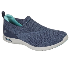 Dámské Slip On Skechers Arch Fit Refine - Don't Go Tmavě Blankyt Blankyt | CZ.104164NVBL
