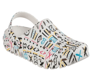 Dámské Slip On Skechers Foamies: Arch Fit Footsteps - Boho Kitties Bílé Viacfarebný | CZ.111028WMLT