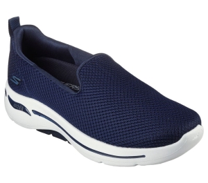 Dámské Slip On Skechers GO WALK Arch Fit - Grateful Tmavě Blankyt Bílé | CZ.124401NVW
