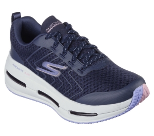 Dámské Sportovní Tenisky Skechers Max Cushioning Arch Fit Air - Breezy Summer Tmavě Blankyt Levandule | CZ.129315NVLV