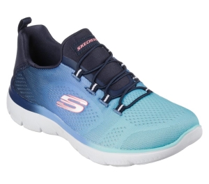 Dámské Sportovní Tenisky Skechers Summits - Bright Charmer Tmavě Blankyt Tyrkysové | CZ.149536NVTQ