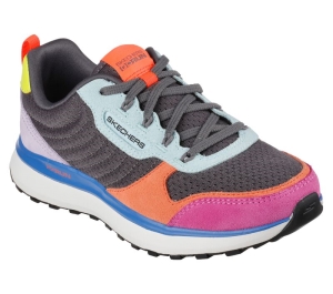 Dámské Šněrovací Boty Skechers GO RUN Adventure - Pathways Šedé Viacfarebný | CZ.128723CCMT
