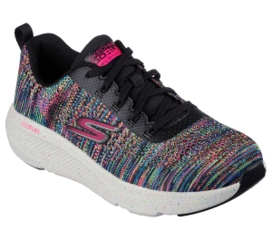 Dámské Šněrovací Boty Skechers GO RUN Elevate - Electric Flow Černé Viacfarebný | CZ.128342BKMT