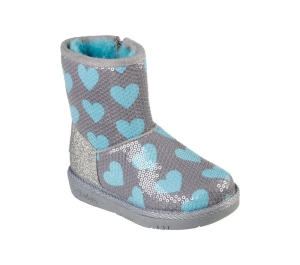 Dívčí Boty Skechers Glamslam - Dazzling Love Šedé Tyrkysové | CZ.302946NGYTQ
