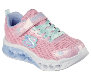 Dívčí Light Up Boty Skechers S Lights: Flutter Heart - Bring Sparkle Růžové Viacfarebný | CZ.302317LPKMT
