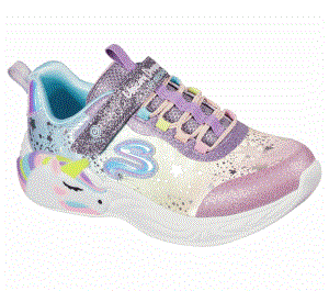 Dívčí Light Up Boty Skechers S-Lights: Unicorn Dreams Fialové Viacfarebný | CZ.302311LPRMT