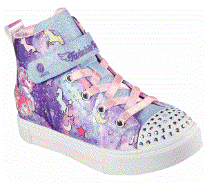 Dívčí Light Up Boty Skechers Twinkle Toes: Twinkle Sparks - Unicorn Daydream Fialové Viacfarebný | CZ.314800LPRMT
