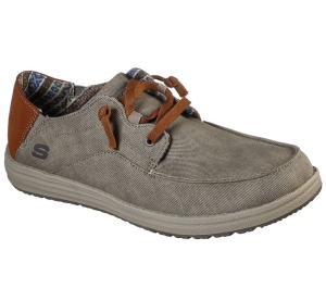 Pánské Boty Sebago Skechers Relaxed Fit: Melson - Planon Šedé Hnědé | CZ.210116TPE