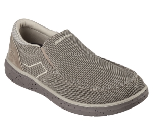 Pánské Boty Sebago Skechers Relaxed Fit: Morelo - Port Viewer Šedé Hnědé | CZ.210493TPE