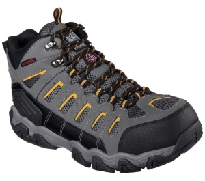 Pánské Boty Skechers Pracovní: Blais - Bixford ST Tmavě Šedé | CZ.77054CZ.Y