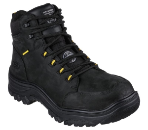 Pánské Boty Skechers Pracovní: Burgin - Benafick ST Černé | CZ.200123BLK