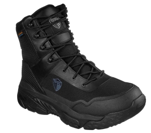 Pánské Boty Skechers Pracovní Relaxed Fit: Markan Tactical Černé | CZ.77515BLK