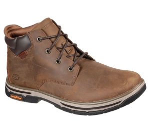 Pánské Boty Skechers Relaxed Fit: Segment 2.0 - Brogden Hnědé | CZ.204394DSCH
