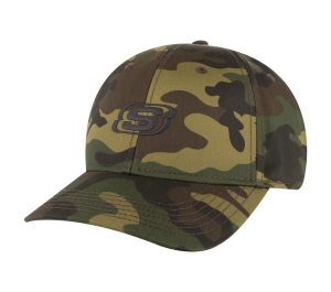 Pánské Klobouky Skechers Camo Camouflage | CZ.ZKCH3279CAMO