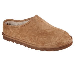 Pánské Pantofle Skechers Relaxed Fit: Renten - Lemato Hnědé | CZ.66095TAN