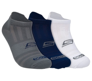 Pánské Ponožky Skechers 3 Pack Low Cut GOdri Tmavě Blankyt | CZ.Z106757NVY