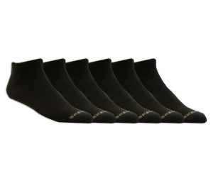 Pánské Ponožky Skechers 6 Pack Non Terry Low Cut Černé | CZ.Z112221BLK