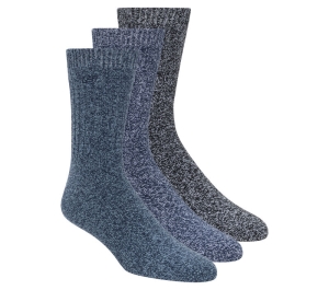 Pánské Ponožky Skechers Super Soft Boot Crew - 3 Pack Blankyt Šedé | CZ.Z116025BLGY