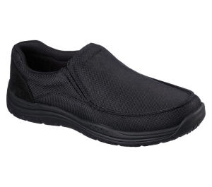Pánské Pracovní Obuv Skechers Pracovní: Otsego - Kanvie SR Černé | CZ.200068BLK