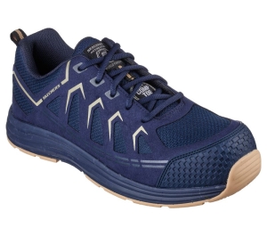 Pánské Pracovní Obuv Skechers Pracovní: Malad II Comp Špicí Tmavě Blankyt Hnědé | CZ.200127NVTN