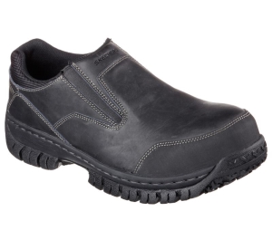 Pánské Pracovní Obuv Skechers Pracovní Relaxed Fit: Hartan ST Černé | CZ.77066BLK