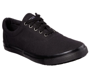 Pánské Pracovní Obuv Skechers Pracovní Relaxed Fit: Sudler - Mabscott SR Černé | CZ.77167BLK