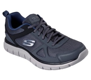 Pánské Sportovní Tenisky Skechers Track Šedé Tmavě Blankyt | CZ.52631GYNV