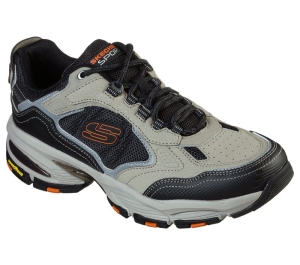 Pánské Sportovní Tenisky Skechers Vigor 3.0 Šedé Hnědé Černé | CZ.237145TPBK